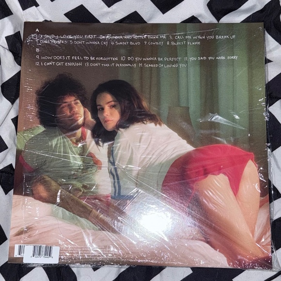 Selena Gomez Benny Blanco Signed ISILYF Vinyl - Picture 2 of 3